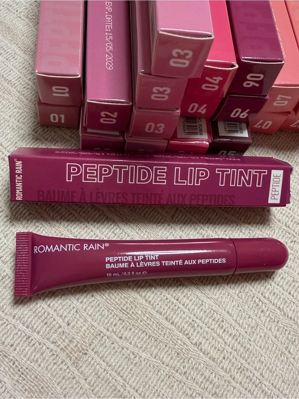 Romantic Rain Peptide Lip Tint - Plum Pink Shade 6 NIB